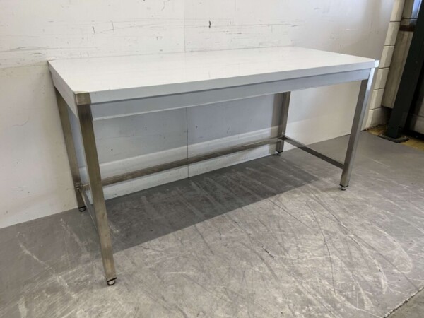 Stainless Steel Work Table Basic-line 160 x 70 x 85 cm Catering - Image 2