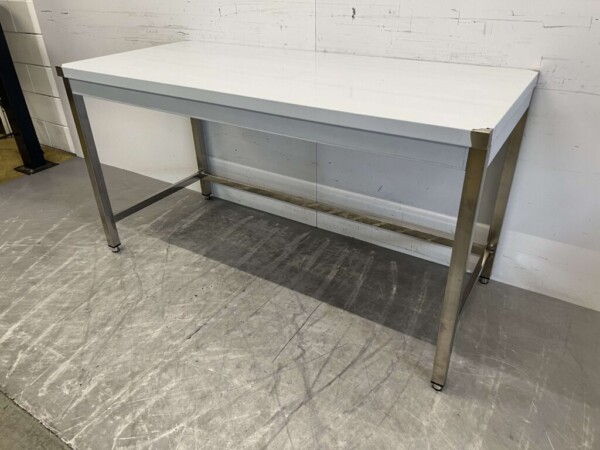Stainless Steel Work Table Basic-line 160 x 70 x 85 cm Catering - Image 3
