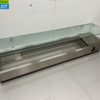 Stainless steel Top-up display case Top-up refrigerated display case saladière 8 x 1/3 GN 180 cm Horeca - Image 2