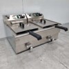 Stainless steel Double Fryer Fryer 2 x 16 liters 400V Catering - Image 3
