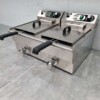 Stainless steel Double Fryer Fryer 2 x 16 liters 400V Catering - Image 4