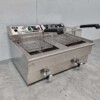 Stainless steel Double Fryer Fryer 2 x 16 liters 400V Catering - Image 6