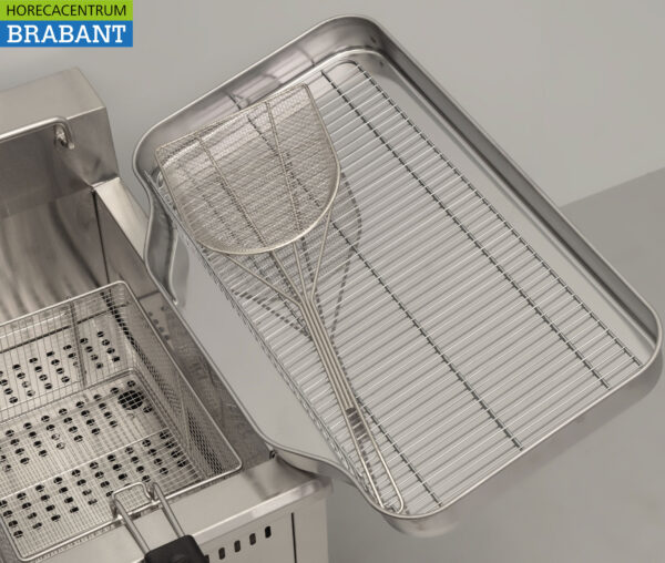 Stainless steel deep fryer Fryer 30 liter Gas Catering - Image 6