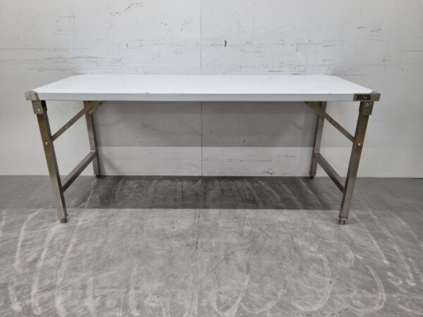 Stainless Steel Collapsible Work Table 180 x 70 x 85 cm Catering