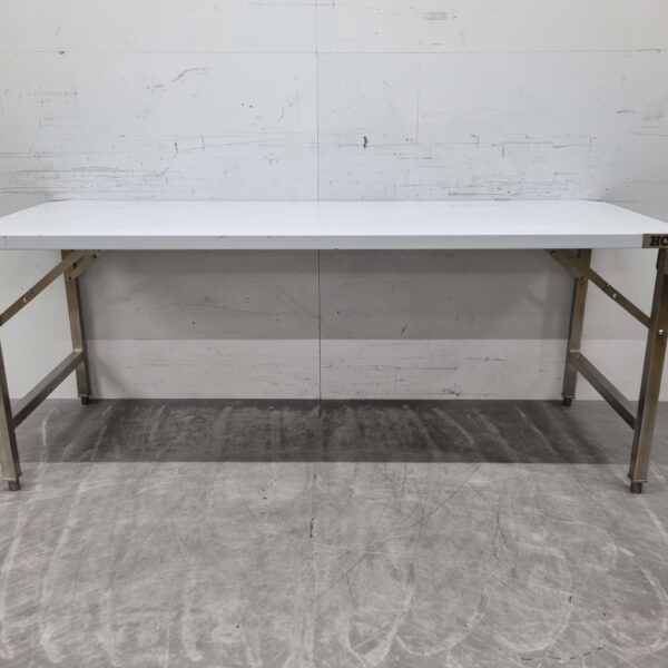 Stainless Steel Collapsible Work Table 200 x 70 x 85 cm Catering