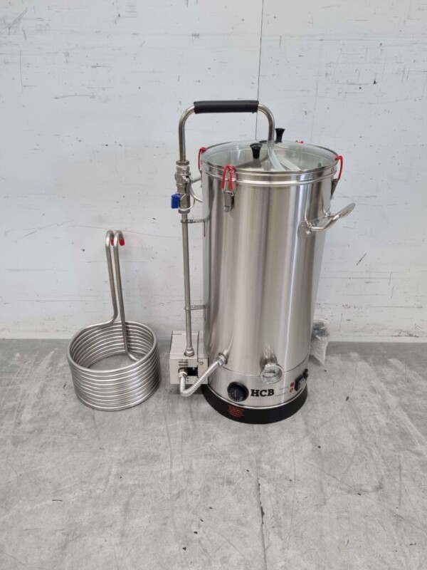 Stainless steel All-in-one brewing system Double-walled beer maker 29 liters Complete set 230V Horeca