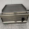 Stainless steel Emme Grill plate 1/2 ribbed griddle 60 cm 400V Horeca