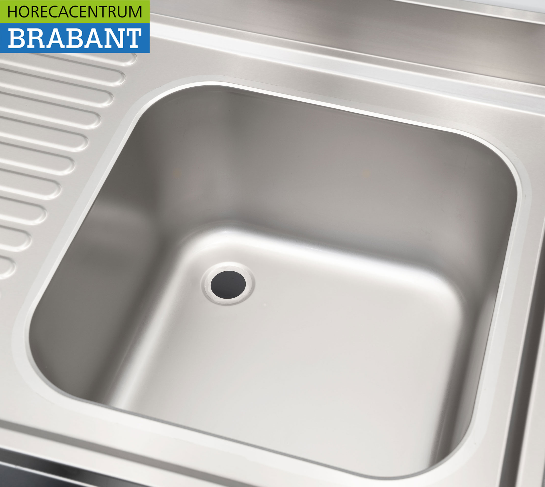 HCB stainless steel sink sink Welded model Premium-line 140 cm Horeca - Image 4