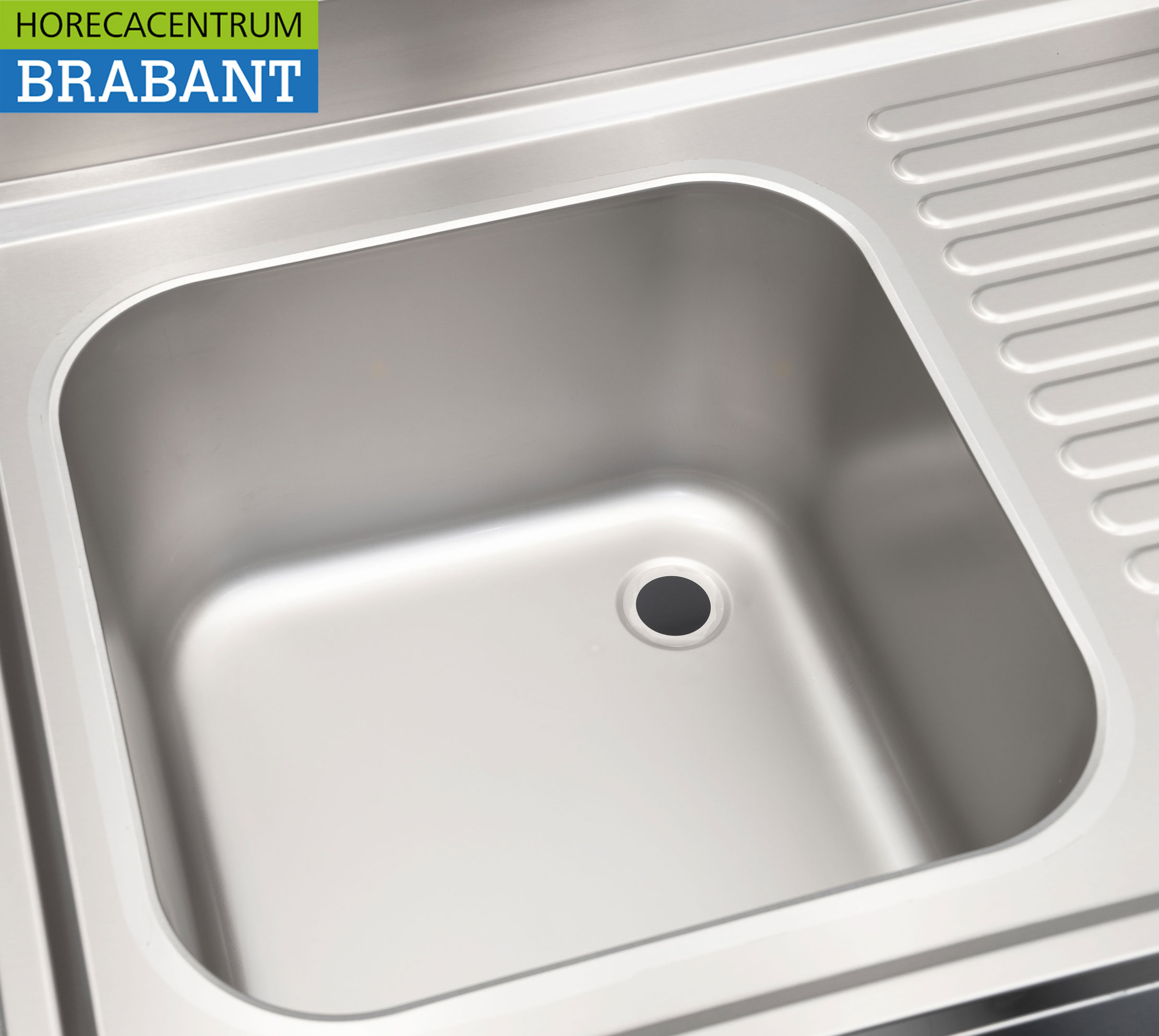 HCB stainless steel sink Premium-line Welded model 140 cm Hospitality - Image 4