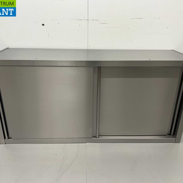 Stainless steel Wall Cabinet Premium-line 2 Sliding Doors 140 cm Catering