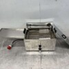 Stainless steel Saro Patisserie Fryer Deep fryer 16 liters 400V Horeca