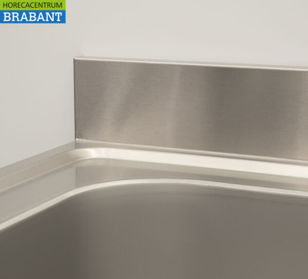 Stainless steel Sink Table Sink Premium-line 70 x 70 cm Welded model Catering - Image 6