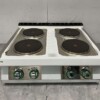 RVS RM Gastro Electric stove stove 4 burners 400V 80 cm Horeca