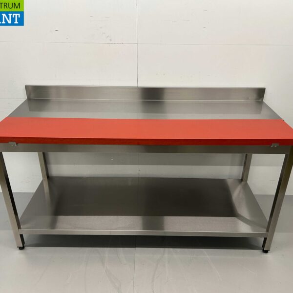 Stainless steel HCB Polyethylene PE Cutting Table Worktable 180 cm Catering Butchery