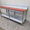 Stainless steel Polyethylene PE Cutting Table Work Table 200 cm Catering Butchery - Image 3