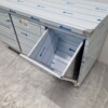 Stainless Steel Work Cabinet Cabinet Work Table 2 folding doors, 3 drawers and waste bin 160 cm Catering - Image 4