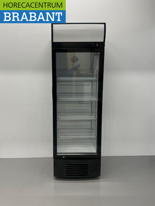 HCB Glass Door Refrigerator Beverage Refrigerator Glass door 278 liters 230V Catering