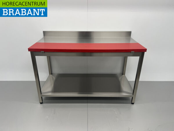 Stainless steel Polyethylene PE Cutting Table Work Table 150 cm Catering Butchery