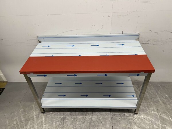 Stainless steel Polyethylene PE Cutting Table Work Table 150 cm Catering Butchery - Image 4