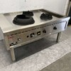 Stainless steel Nayati wok table wok stove 3 burners 150 cm Propane gas Catering - Image 2
