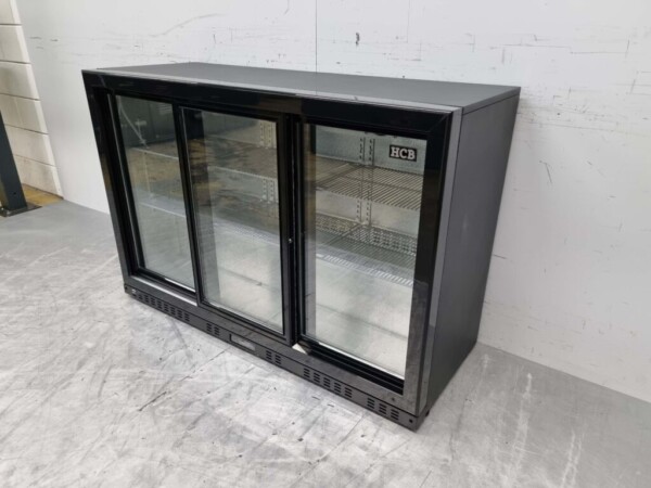 Backbar Bar Refrigeration Glass sliding doors 337 liters 135 cm 230V Horeca - Image 3