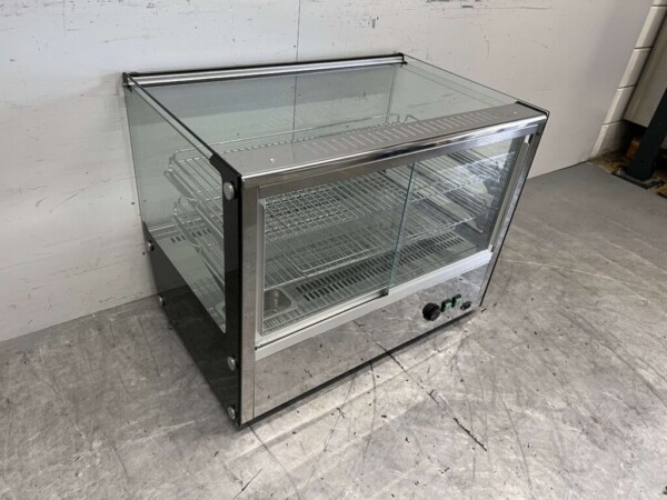 Stainless steel Combisteel hot display case 174 liters 86,8 cm 230V Horeca - Image 5