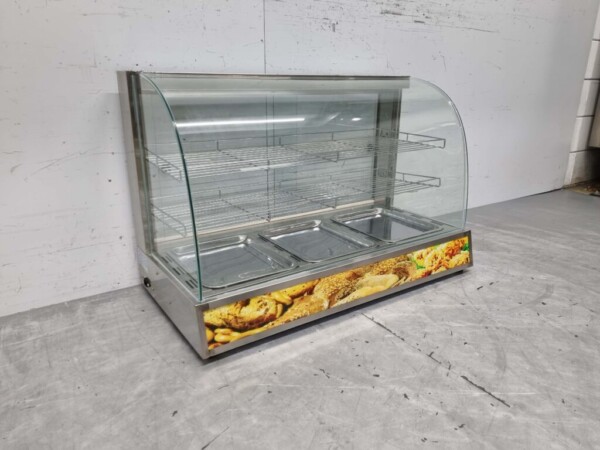 Stainless steel Hot Display Case 95 cm 230V Catering - Image 3