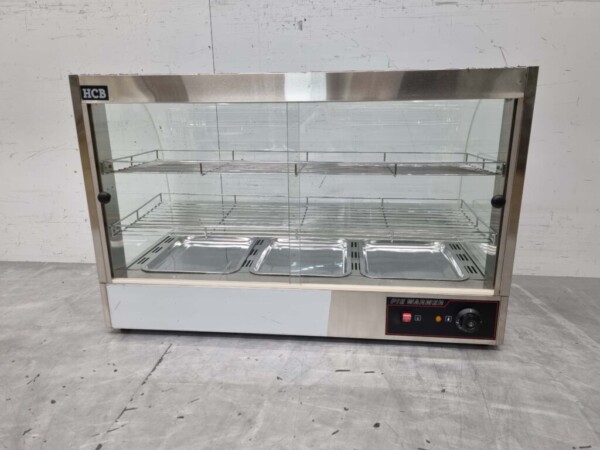 Stainless steel Hot Display Case 95 cm 230V Catering - Image 4