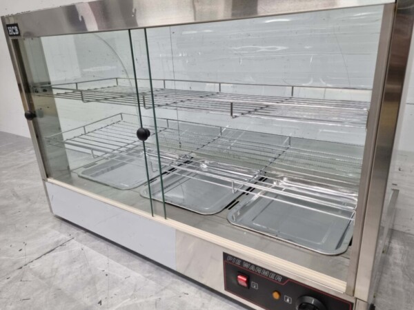 Stainless steel Hot Display Case 95 cm 230V Catering - Image 5