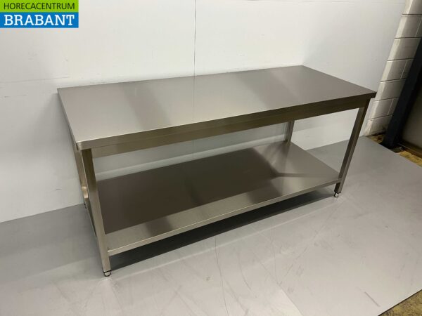 Stainless steel HCB Work Table Basic-line 180 x 70 x 85 cm Catering - Image 3