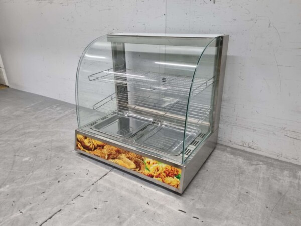 Stainless steel Hot Display Case 66 cm 230V Catering - Image 2