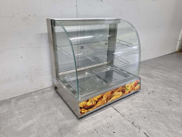 Stainless steel Hot Display Case 66 cm 230V Catering - Image 3