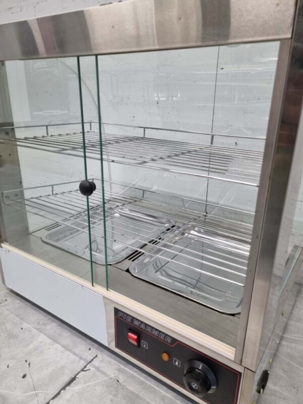 Stainless steel Hot Display Case 66 cm 230V Catering - Image 6