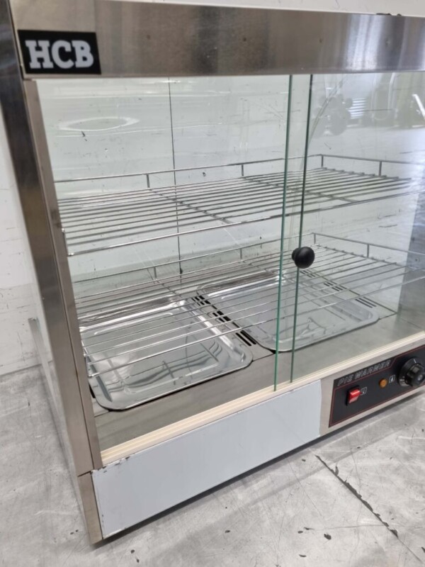 Stainless steel Hot Display Case 66 cm 230V Catering - Image 7