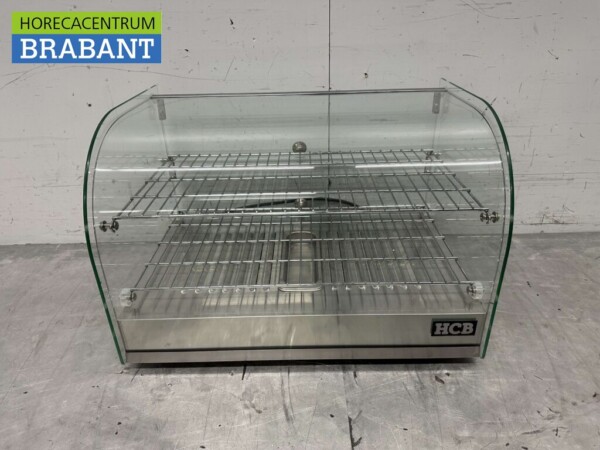 Stainless steel Hot Display Case 45 liters 55,4 cm 230V Horeca