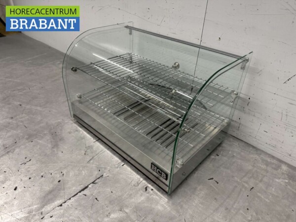 Stainless steel Hot Display Case 45 liters 55,4 cm 230V Horeca - Image 2