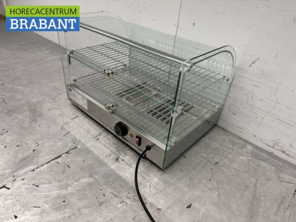 Stainless steel Hot Display Case 45 liters 55,4 cm 230V Horeca - Image 5