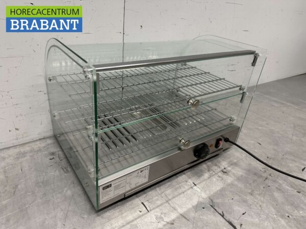 Stainless steel Hot Display Case 45 liters 55,4 cm 230V Horeca - Image 6