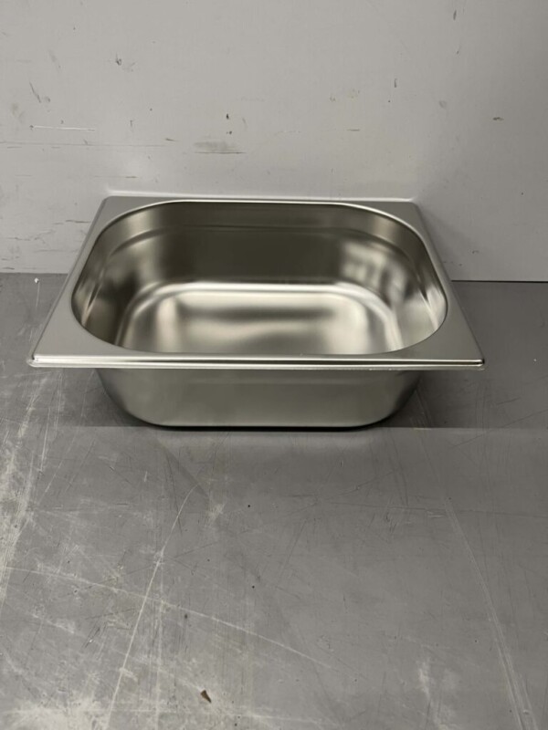 Stainless steel Gastronorm container GN Tray 1/2 Depth 100 mm Catering