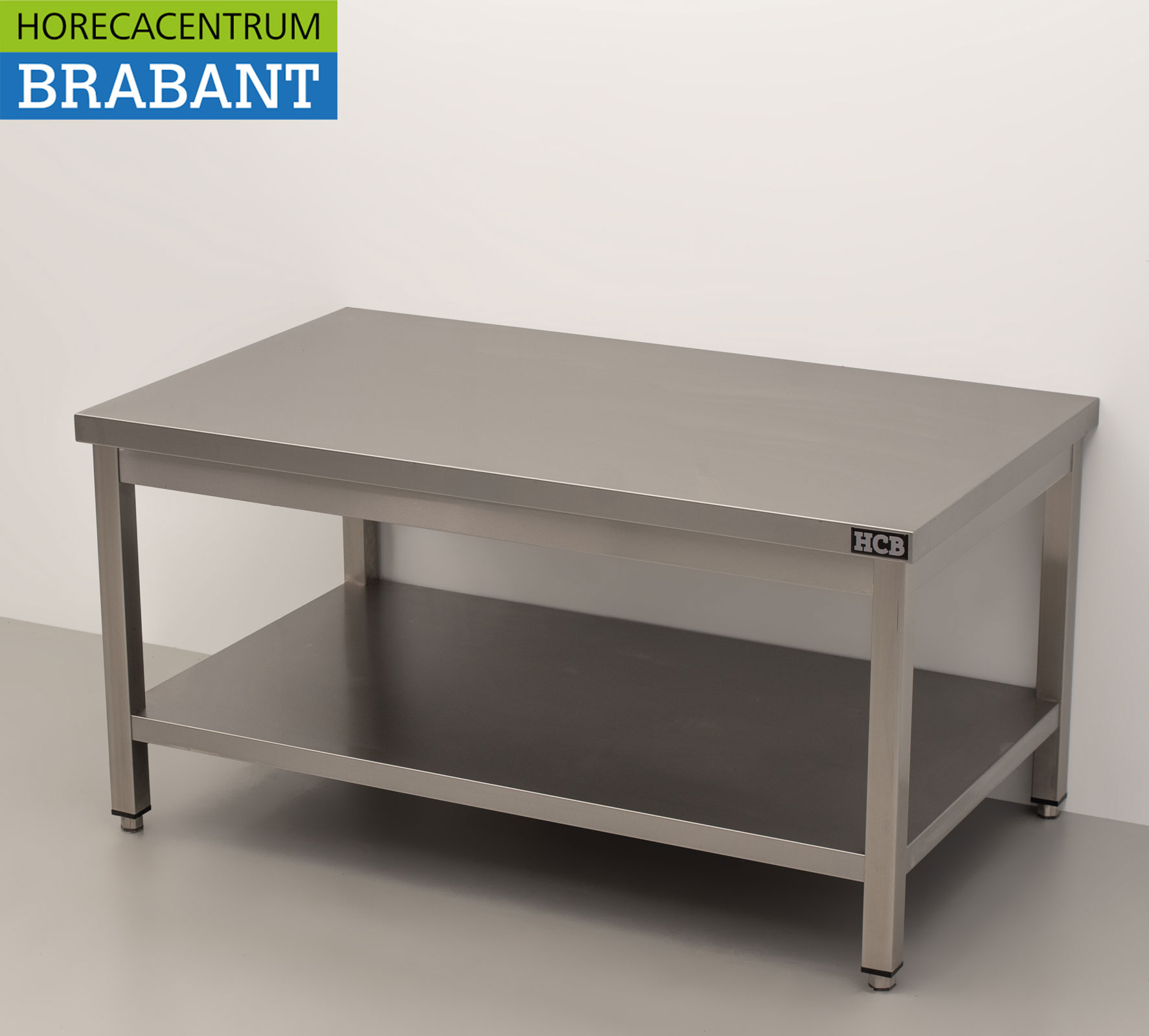 Stainless Steel Worktable Premium-line 120 x 70 x 60 cm Catering - Image 2