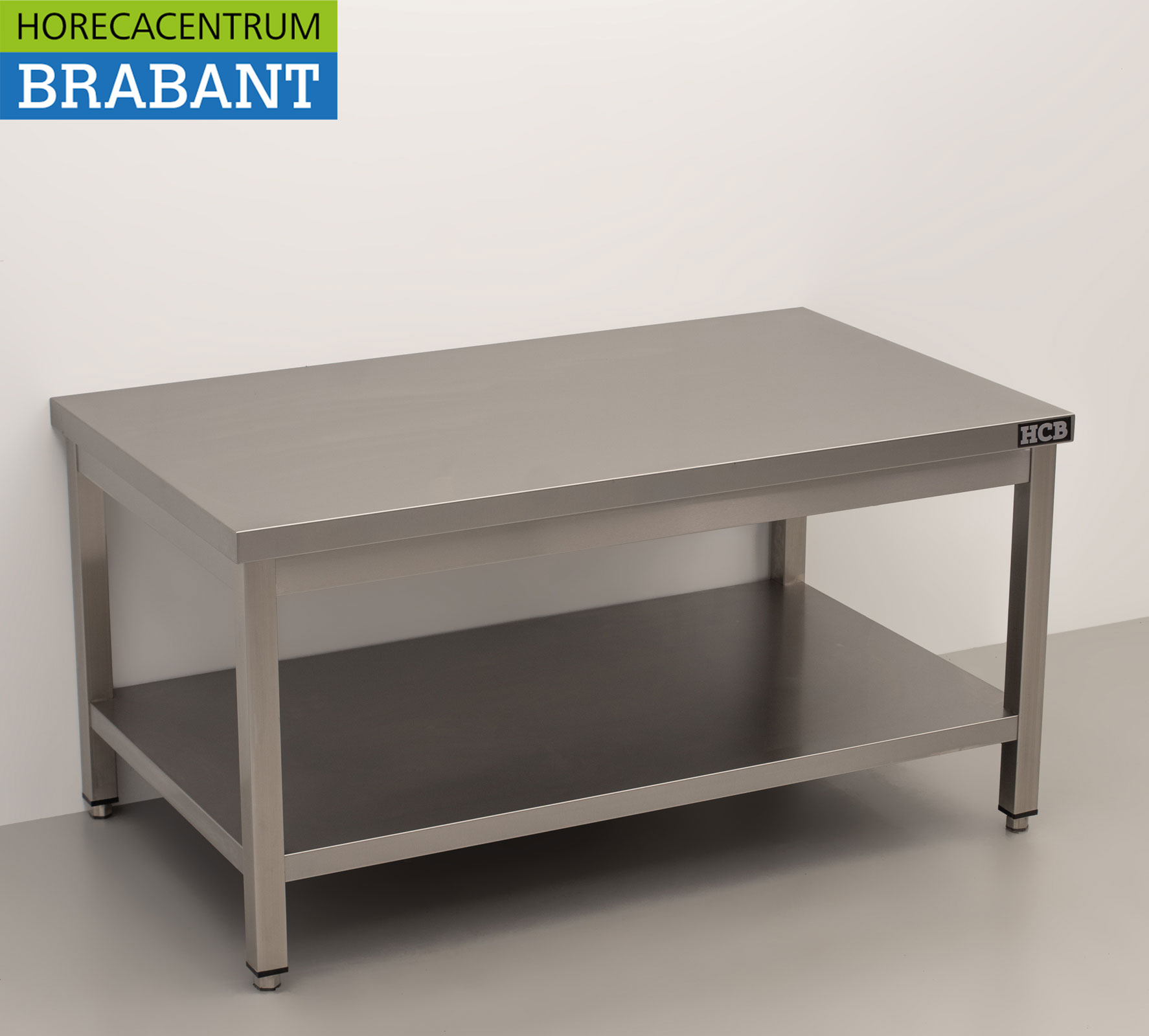 Stainless Steel Worktable Premium-line 120 x 70 x 60 cm Catering - Image 3