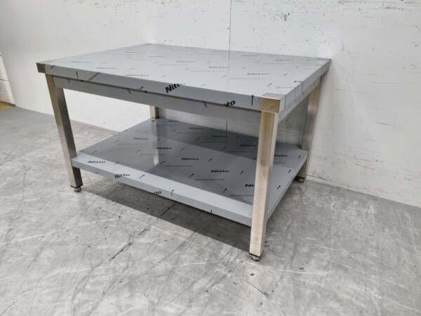 Stainless Steel Work Table Premium-line 100 x 70 x 60 cm Catering - Image 2