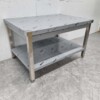 Stainless Steel Work Table Premium-line 100 x 70 x 60 cm Catering - Image 3