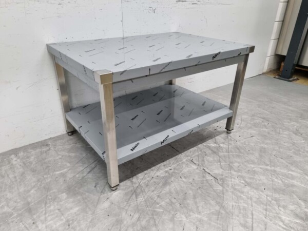 Stainless Steel Work Table Premium-line 100 x 70 x 60 cm Catering - Image 3