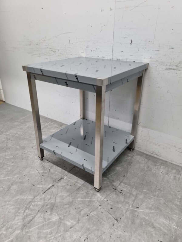 Stainless Steel Work Table Premium-line 70 x 70 x 85 cm Catering - Image 2