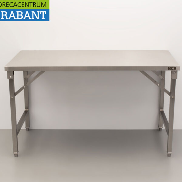 Stainless Steel Collapsible Work Table 150 x 70 x 85 cm Catering