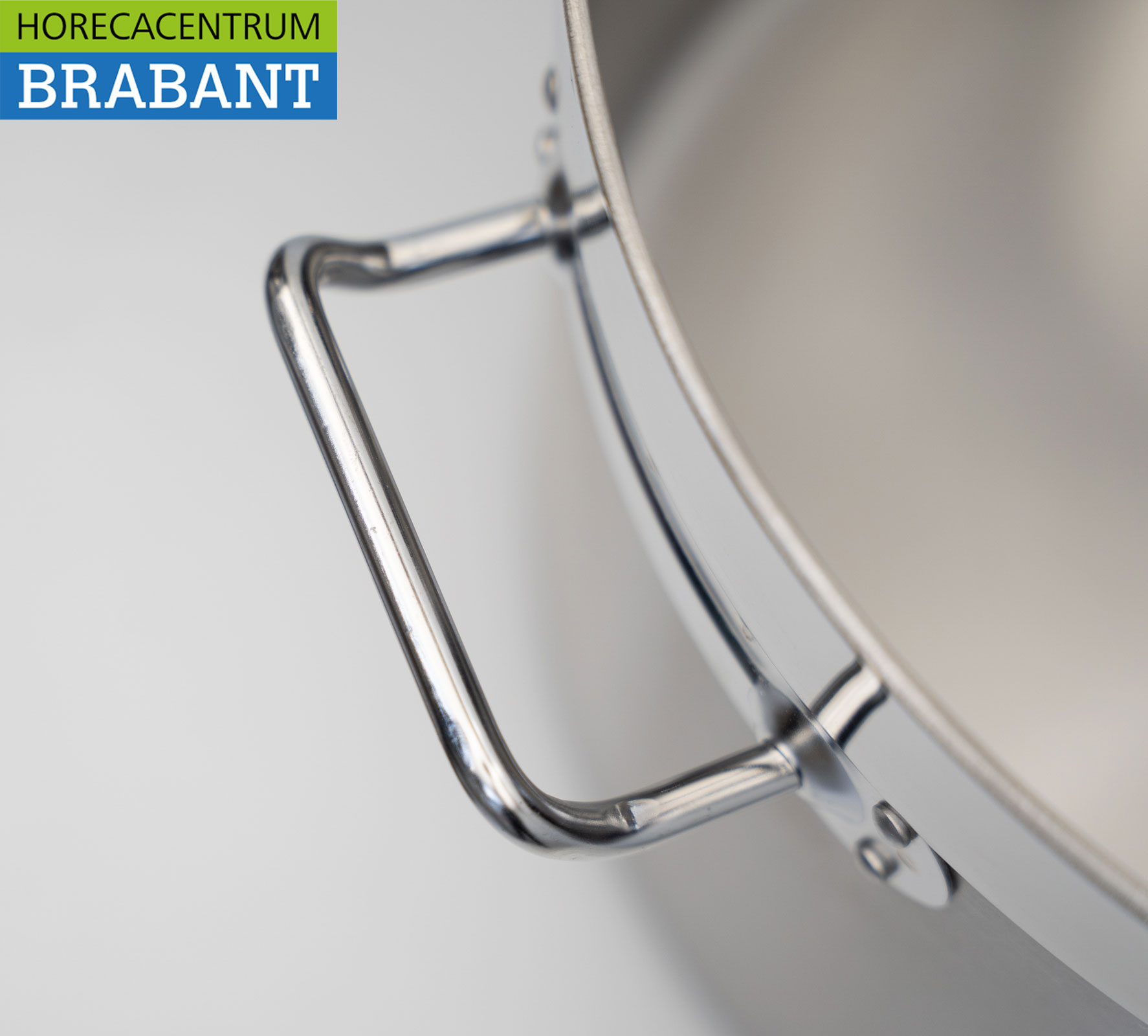 HCB Stainless Steel Soup Pan Cooking Pan Induction 26 x 26 cm 12 liter Catering - Image 5