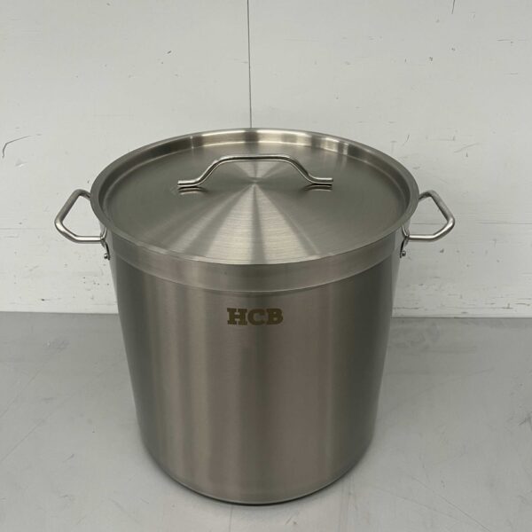 Stainless steel HCB Soup Pan Cooking Pan Induction 33,5 x 33,5 cm 25 liter Horeca