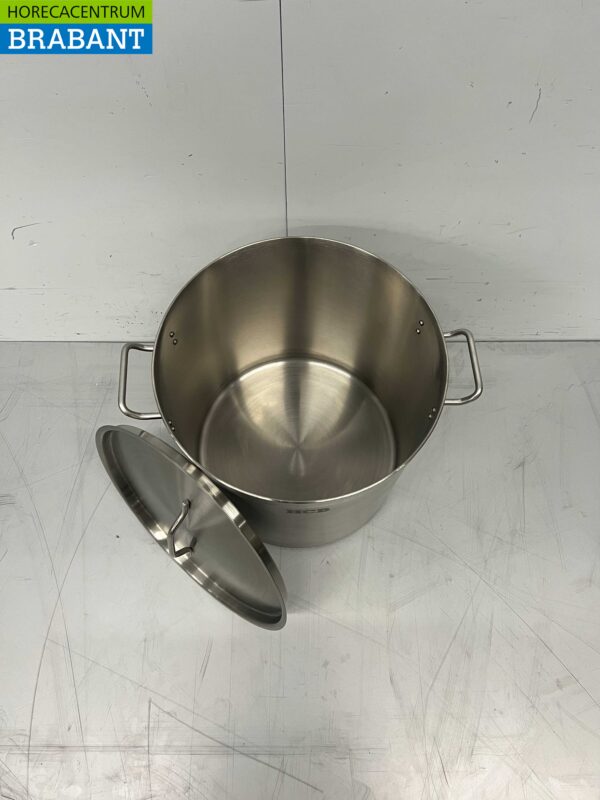 Stainless steel HCB Soup Pan Cooking Pan Induction 33,5 x 33,5 cm 25 liter Horeca - Image 7