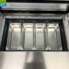 Stainless steel Scoop ice cream display case Surface freezer 4 x 5 liters (1/3 GN) 87 cm 230V Horeca - Image 5